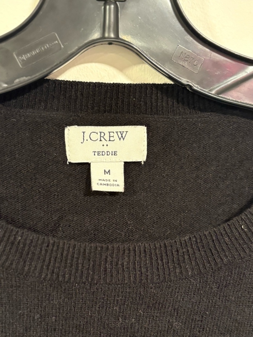 J. Crew Black Women's Crewneck Sweater - Picture 3 of 3